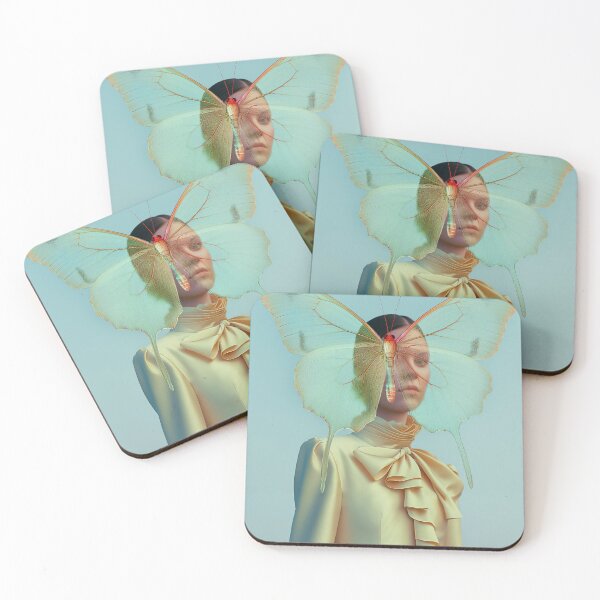 Item preview, "Woman and Butterfly: Surreal Artistry" designed and sold by MacroArtHub.