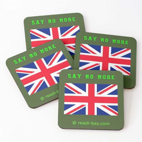 Item preview, Say No More - Union Jack - GB designed and sold by alien almanac.