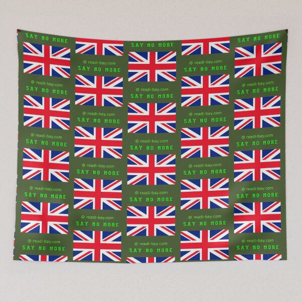 Item preview, Say No More - Union Jack - GB designed and sold by AlienAlmanac.