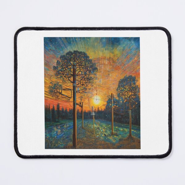 Item preview, "Technological Sunset: Nature's Connection to the Digital World" designed and sold by Artisticanvas.
