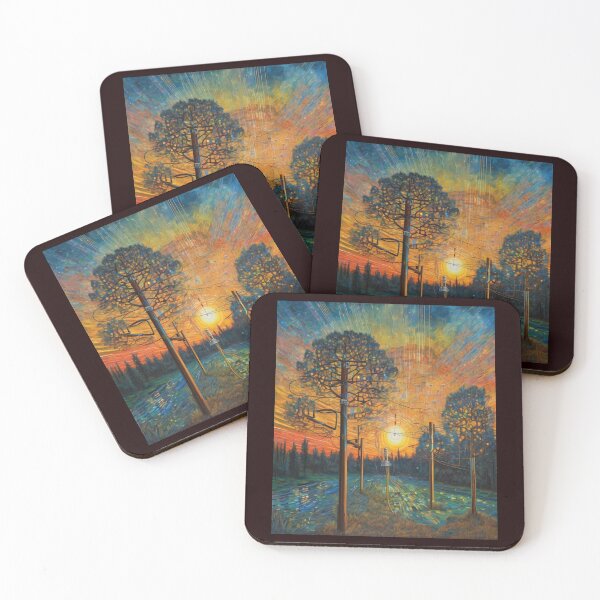 Item preview, "Technological Sunset: Nature's Connection to the Digital World" designed and sold by Artisticanvas.