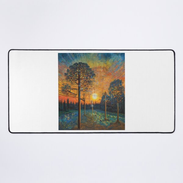 Item preview, "Technological Sunset: Nature's Connection to the Digital World" designed and sold by Artisticanvas.