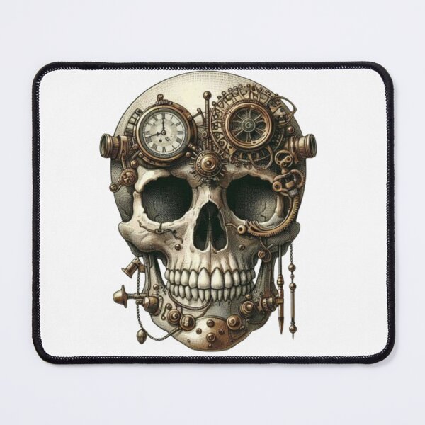 Item preview, Mechanical Skull designed and sold by Carla Tenllado Reyes.