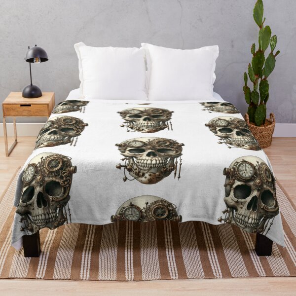 Item preview, Mechanical Skull designed and sold by Carla Tenllado Reyes.