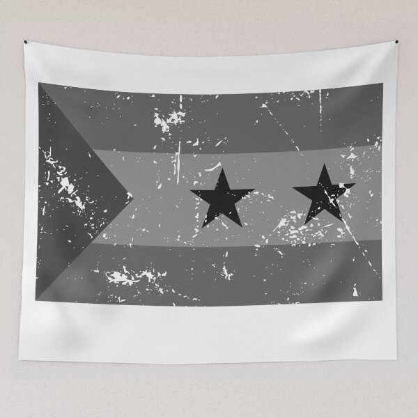 Item preview, São Tomé and Príncipe Black and white flag designed and sold by Starstacks.