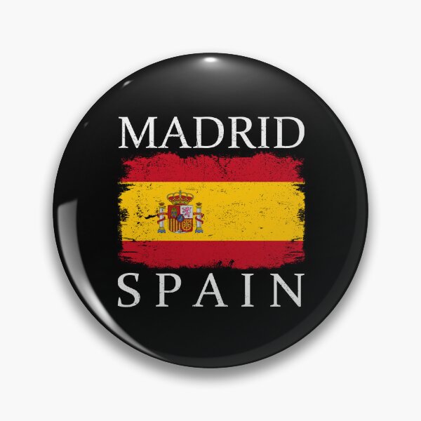 Artikelvorschau, Madrid Spain Flag Spain Tourist Capital Spain Madrid Tourist entworfen und verkauft von farhanhafeez.