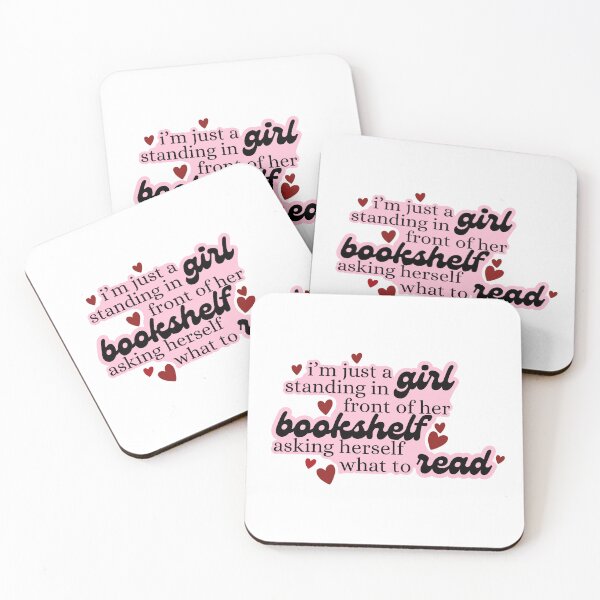 Item preview, im just a girl standing in front of her bookshelf asking herself what to read book aesthetic designed and sold by stickersxbecca.