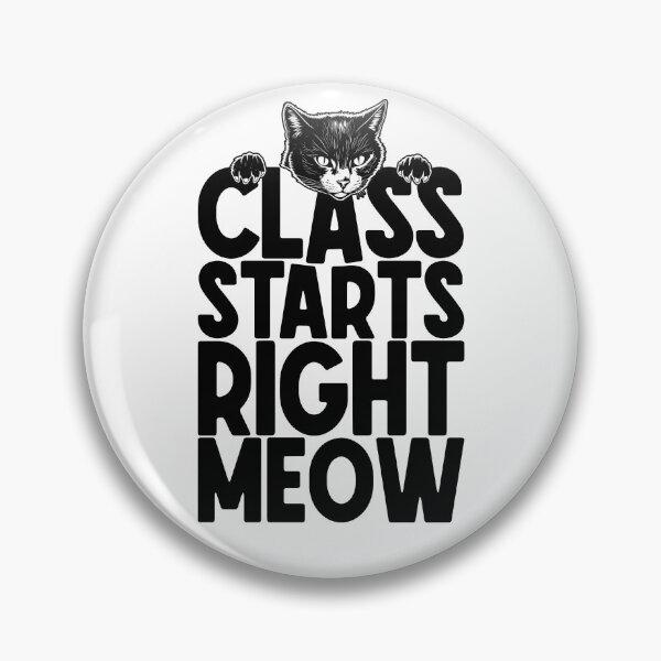 Item preview, Teacher Cat Lover Funny Class Starts Right Meow Teachers designed and sold by GrandeDuc.
