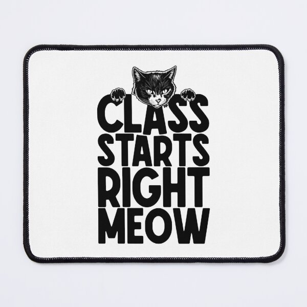 Item preview, Teacher Cat Lover Funny Class Starts Right Meow Teachers designed and sold by GrandeDuc.