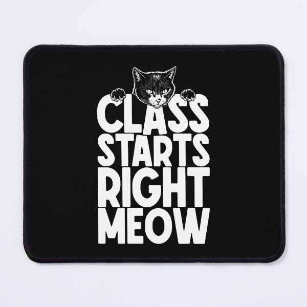 Item preview, Teacher Cat Lover Funny Class Starts Right Meow Teachers designed and sold by GrandeDuc.