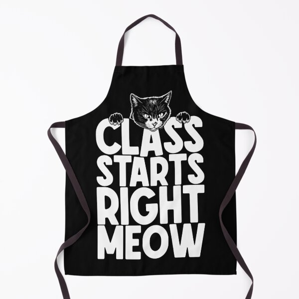 Item preview, Teacher Cat Lover Funny Class Starts Right Meow Teachers designed and sold by GrandeDuc.