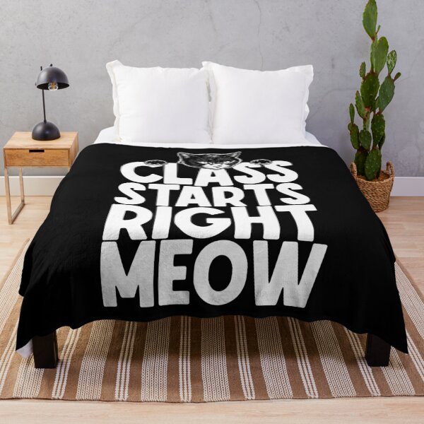 Item preview, Teacher Cat Lover Funny Class Starts Right Meow Teachers designed and sold by GrandeDuc.