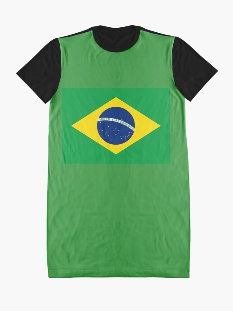 Flag of Brazil - Bandeira do Brasil Graphic T-Shirt Dress for Sale by  Martstore