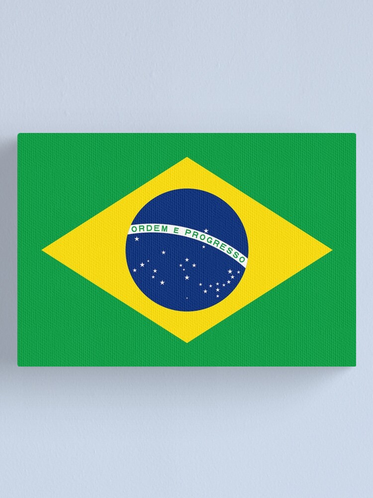 Flag of Brazil - Bandeira do Brasil Metal Print for Sale by Martstore