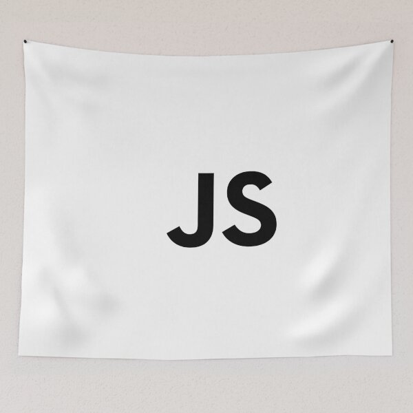Item preview, JavaScript EcmaScript ES JS White Logo T-Shirt designed and sold by Rainwater Merch.