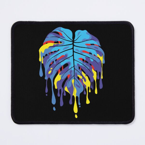 Item preview, Monstera Albo Leaf dripping pop art designed and sold by Art-of-Rory.