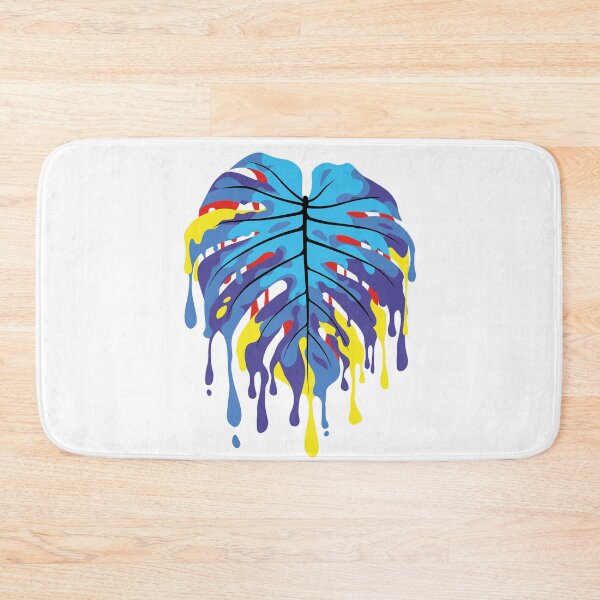 Item preview, Monstera Albo Leaf dripping pop art designed and sold by Art-of-Rory.