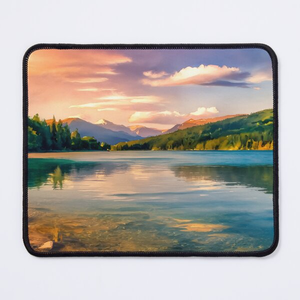 Item preview, Serene Lake Sunset designed and sold by Fashiospice07.