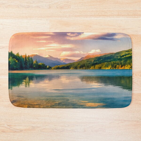 Item preview, Serene Lake Sunset designed and sold by Fashiospice07.