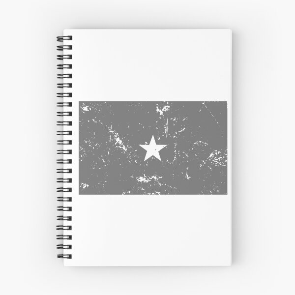 Item preview, Somalia black and white flag distressed finish designed and sold by Starstacks.