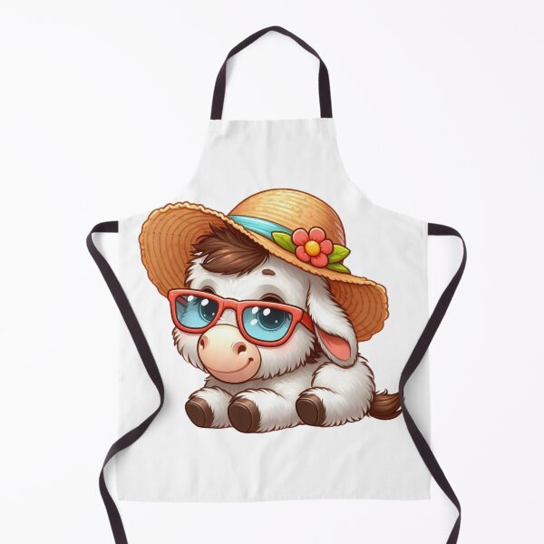 Item preview, Lindo burro con sombrero para el sol y gafas de sol designed and sold by JulieSouster.