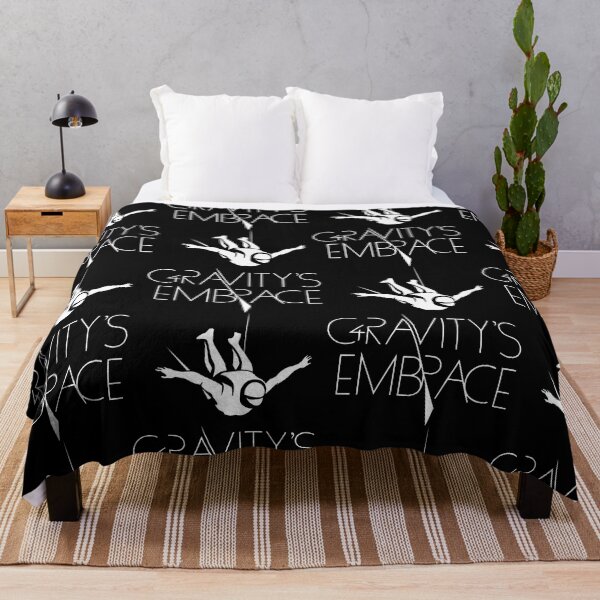 Item preview, White Skydiver Silhouette: Embracing the Thrill of GRAVITY’S EMBRACE designed and sold by SplashTastic.