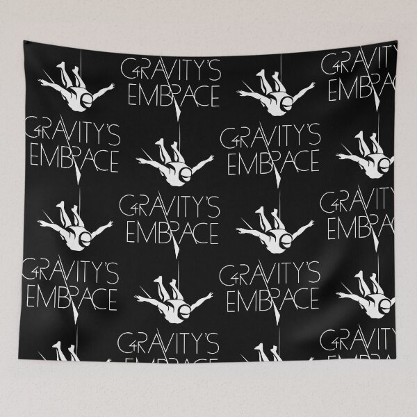 Item preview, White Skydiver Silhouette: Embracing the Thrill of GRAVITY’S EMBRACE designed and sold by SplashTastic.