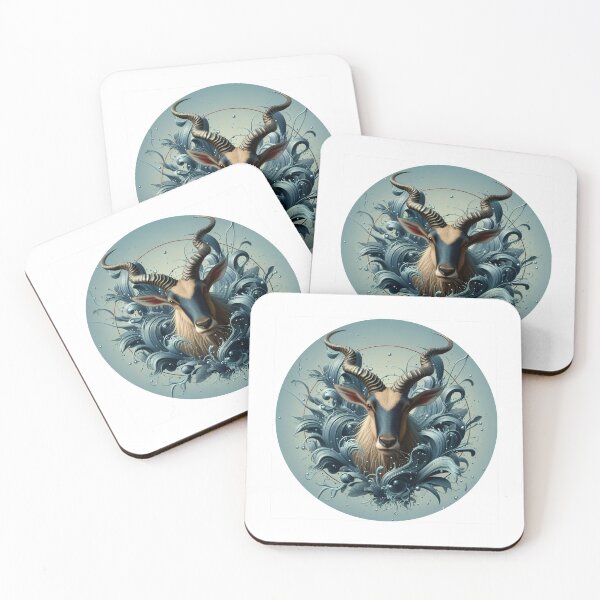 Item preview, Echoes of the Savannah: Bubal Hartebeest Abstract designed and sold by daruneenok.