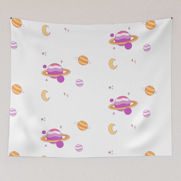 Item preview, Subtle pride lesbian colors galaxy designed and sold by VivooShop.