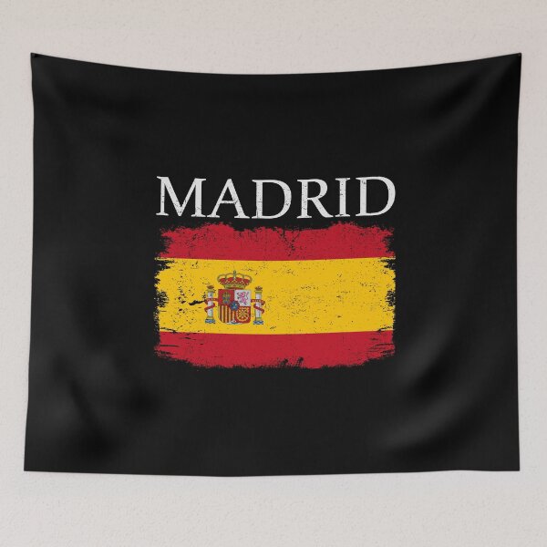 Item preview, Madrid Spain Flag Spain Tourist Capital Spain Madrid Tourist designed and sold by farhanhafeez.