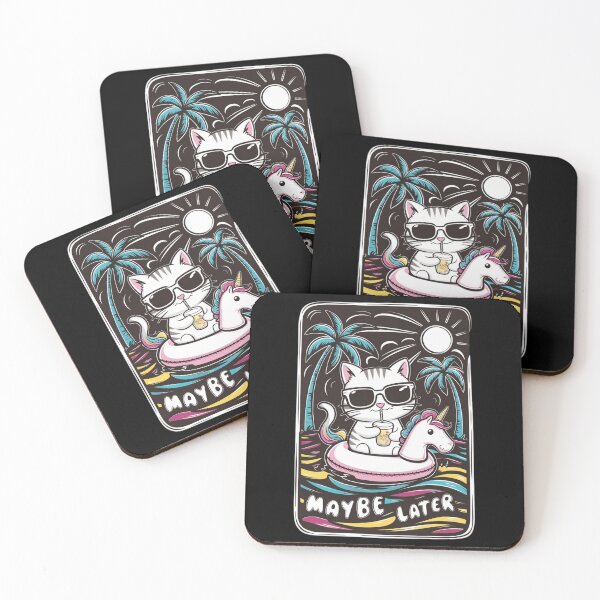 Item preview, Maybe Later - Chillin' Cat designed and sold by sekrecja.