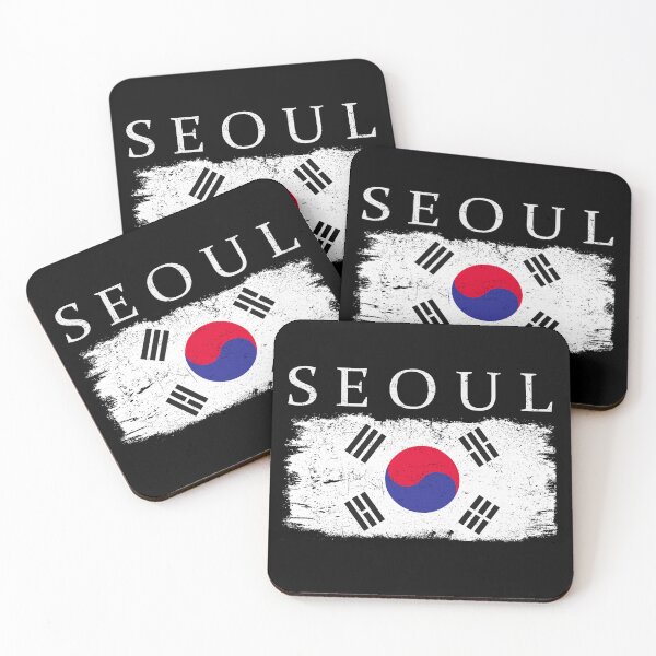 Item preview, Seoul South Korea Flag South Korea Visitor Seoul Tourist designed and sold by farhanhafeez.