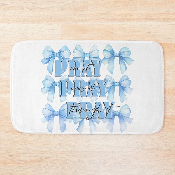 Item preview, Blue Bows and Inspirational Message designed and sold by BeeFay.
