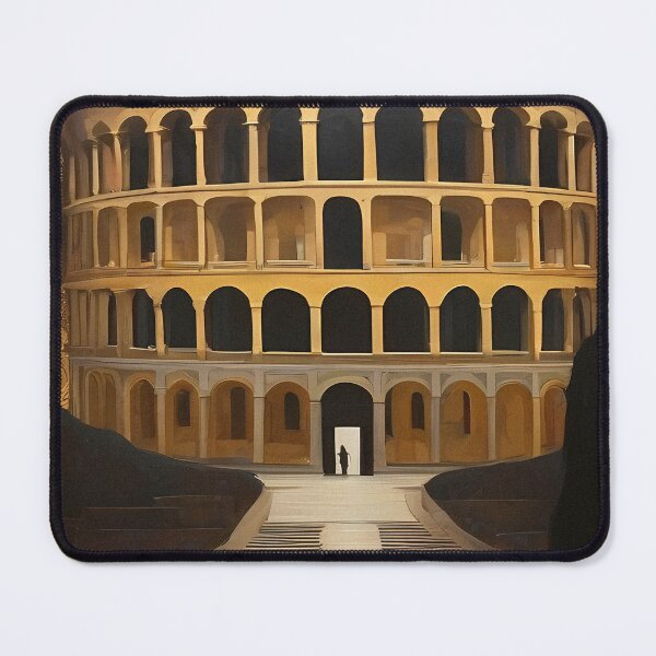 Item preview, Coliseum in Rome - Gustav Klimt Style Inspired Art designed and sold by OzzFrequency.