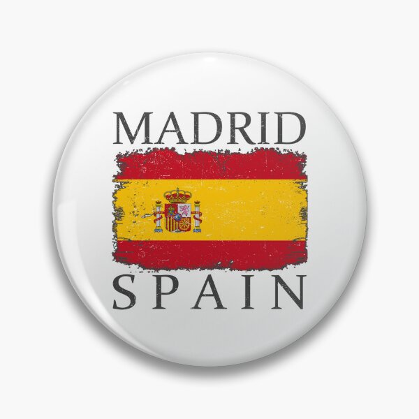 Artikelvorschau, Madrid Spain Flag Spain Tourist Capital Spain Madrid Tourist entworfen und verkauft von farhanhafeez.
