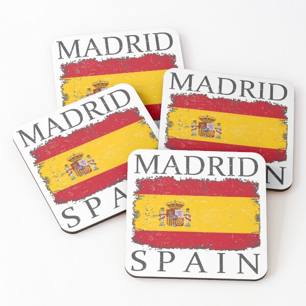 Item preview, Madrid Spain Flag Spain Tourist Capital Spain Madrid Tourist designed and sold by farhanhafeez.