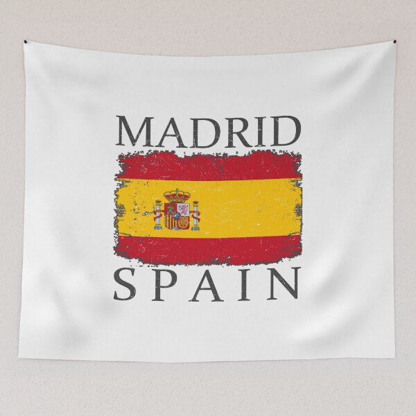 Item preview, Madrid Spain Flag Spain Tourist Capital Spain Madrid Tourist designed and sold by farhanhafeez.