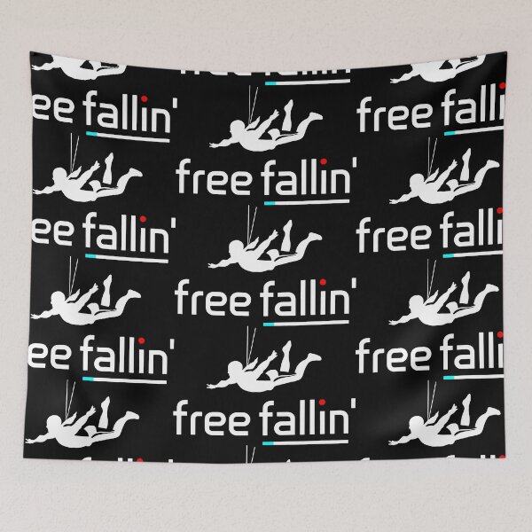 Item preview, Black Skydiving Silhouette: Embracing the FREE FALLIN’ Rush designed and sold by SplashTastic.