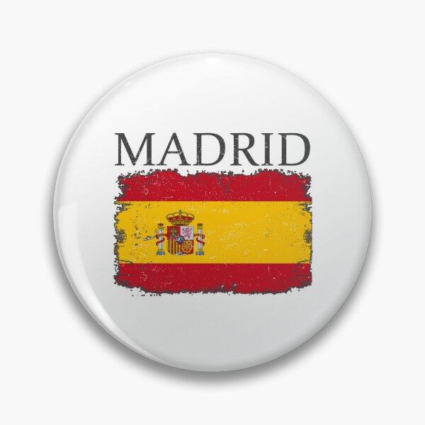 Artikelvorschau, Madrid Spain Flag Spain Tourist Capital Spain Madrid Tourist entworfen und verkauft von farhanhafeez.