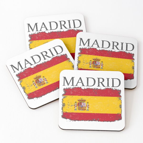 Item preview, Madrid Spain Flag Spain Tourist Capital Spain Madrid Tourist designed and sold by farhanhafeez.