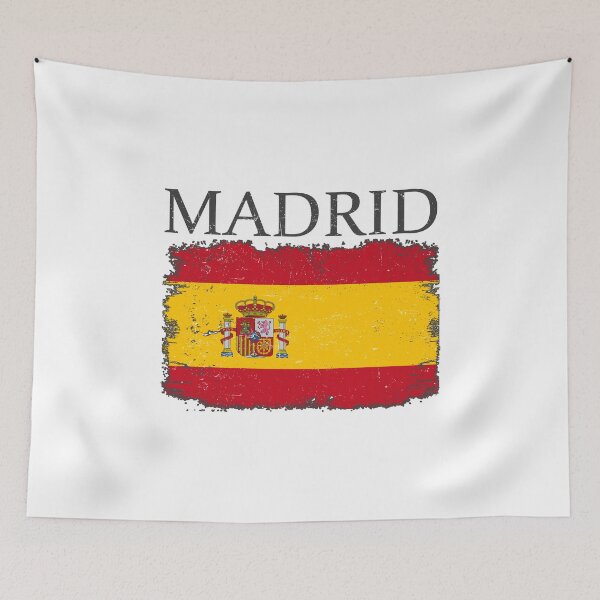 Item preview, Madrid Spain Flag Spain Tourist Capital Spain Madrid Tourist designed and sold by farhanhafeez.
