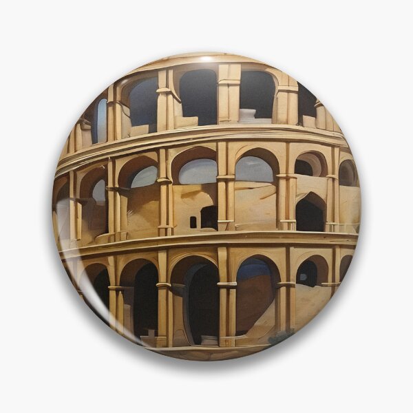 Item preview, Coliseum in Rome - Gustav Klimt Style Inspired Art designed and sold by OzzFrequency.
