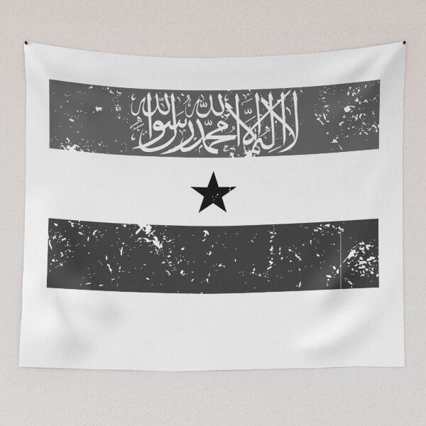 Item preview, Somaliland black and white flag vintage design designed and sold by Starstacks.