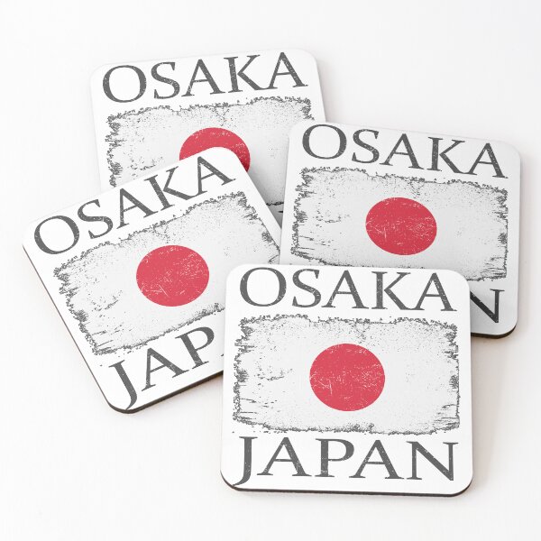 Aperçu de l'œuvre Osaka Japan Flag Japan Tourist Osaka Tourist Japanese Visitor créée et vendue par farhanhafeez.