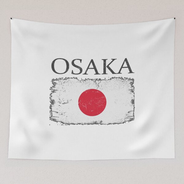 Item preview, Osaka Japan Flag Japan Tourist Osaka Tourist Japanese Visitor designed and sold by farhanhafeez.