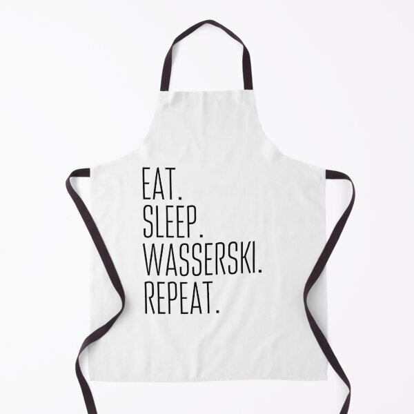 Item preview, Eat Sleep Waterski Repeat designed and sold by Amzg-Designs.