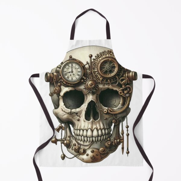Item preview, Mechanical Skull designed and sold by Carla Tenllado Reyes.