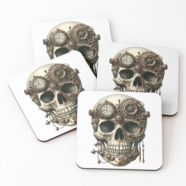 Item preview, Mechanical Skull designed and sold by Carla Tenllado Reyes.