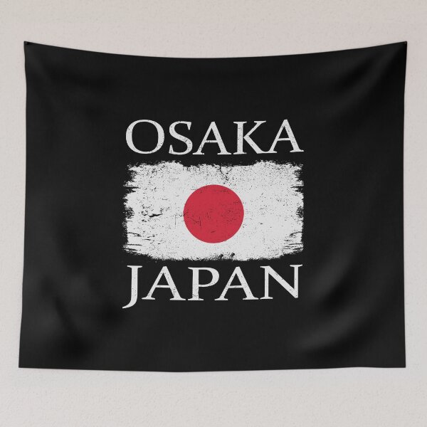 Item preview, Osaka Japan Flag Japan Tourist Osaka Tourist Japanese Visitor designed and sold by farhanhafeez.