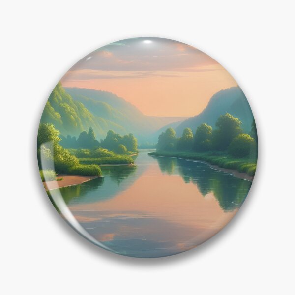 Item preview, Serene River Sunset designed and sold by Fashiospice07.
